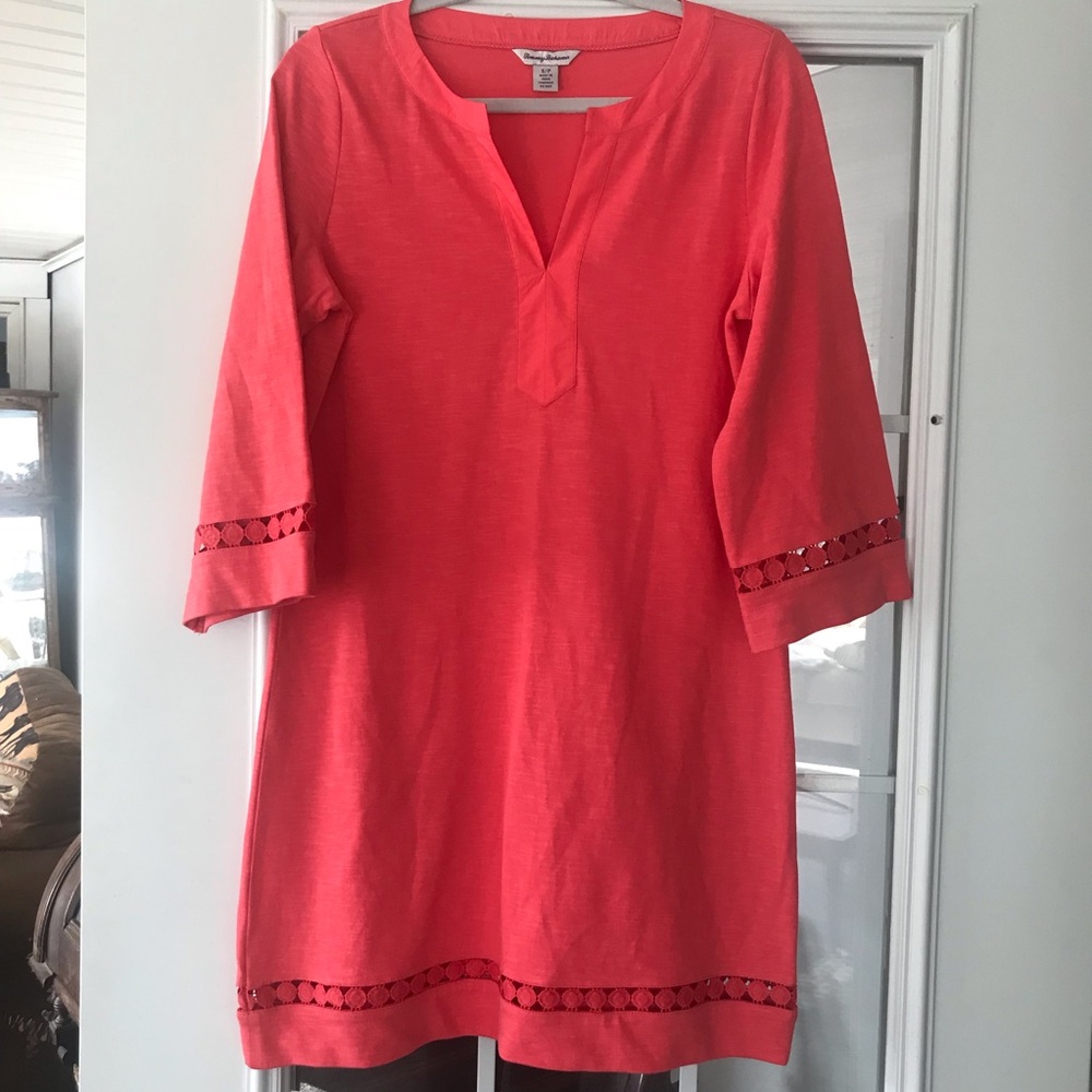Coral Women's Tommy Bahama Dress Size Petite Small